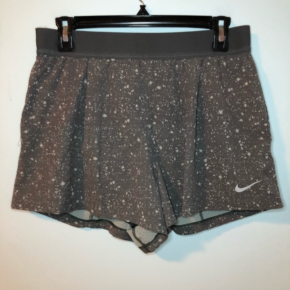 Nike Dri-Fit Gray Speckled Athletic Shorts Size Large
